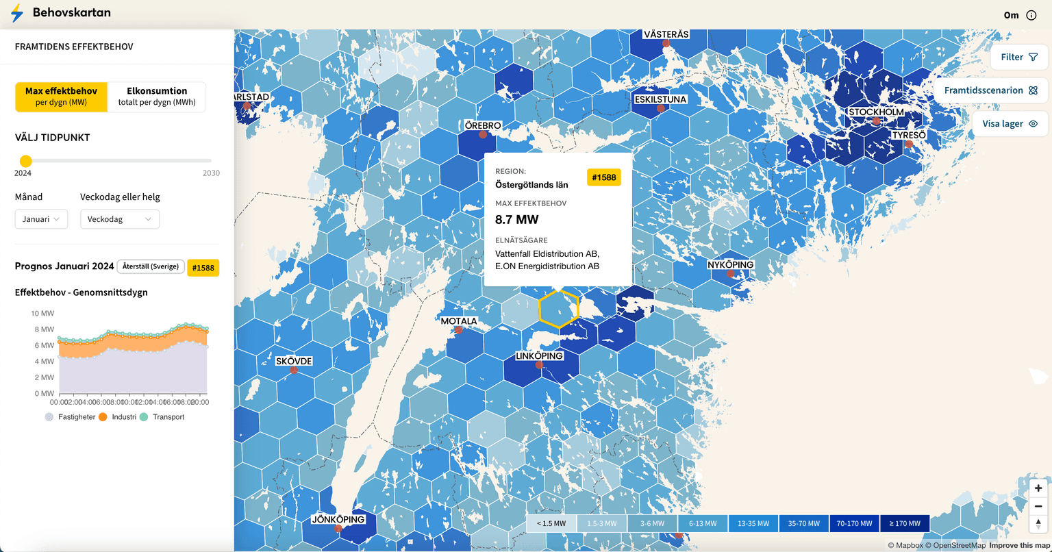 Behovskartan Screenshot